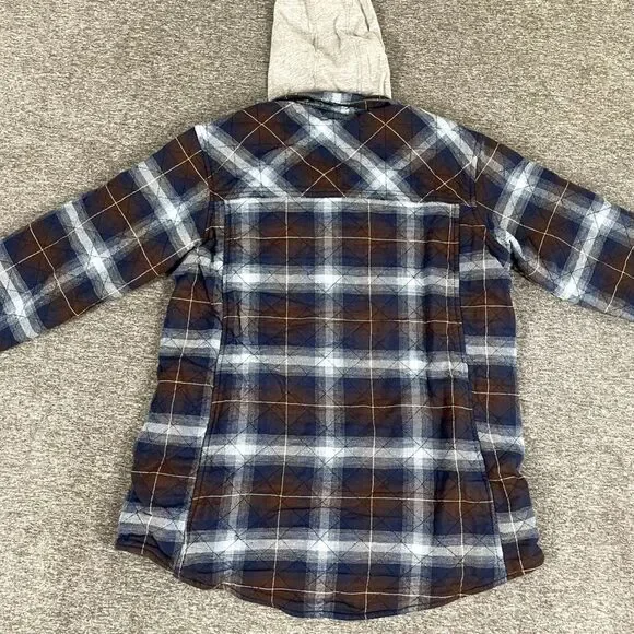 Dickies Hooded Flannel Womens Medium Workwear Warm - Picture 8 of 8